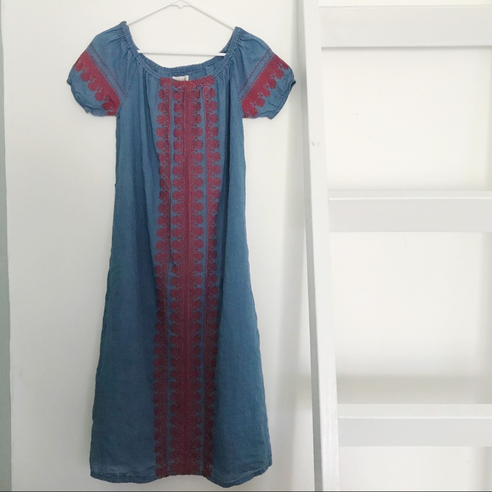 Madewell Indigo Mercado Dress Size XS - Picture 4 of 11